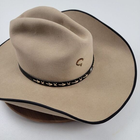 Charlie 1 Horse Other - Charlie 1 Horse Cowboy Hat Mens 7 1/4 3X Fur Felt Pinch Front Western Oval